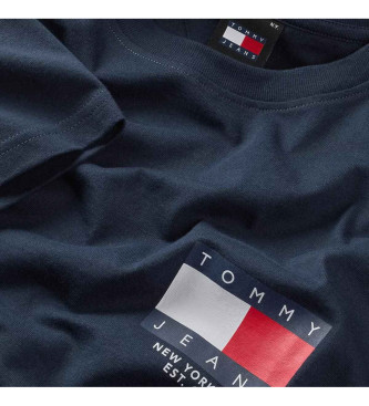 Tommy Jeans T-shirt con toppa blu scuro