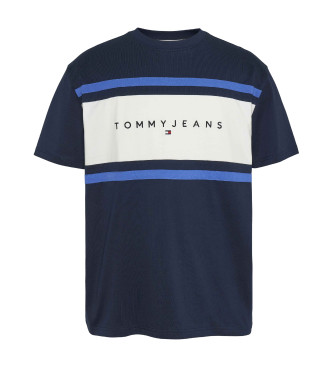 Tommy Jeans Koszulka regularna niebieska