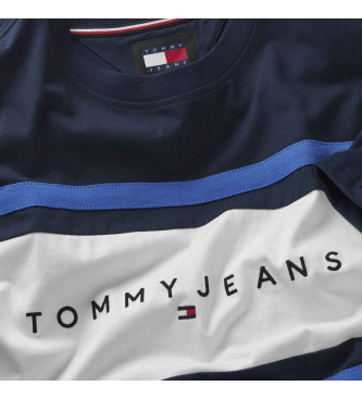 Tommy Jeans Regular-T-Shirt blau