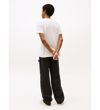 Tommy Jeans Slim fit T-shirt with white linear logo