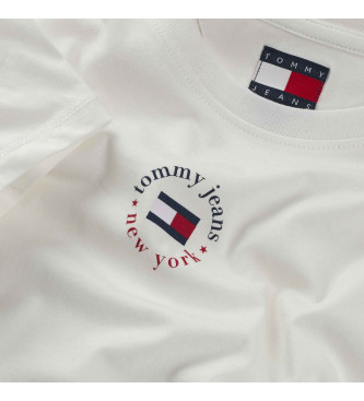 Tommy Jeans Koszulka Essential Logo 2 z krótkim rękawem o kroju slim fit