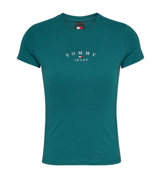 Tommy Jeans Slim Essential Logo2 T-shirt grn