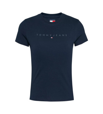 Tommy Jeans Slim Tonal Linear T-shirt navy