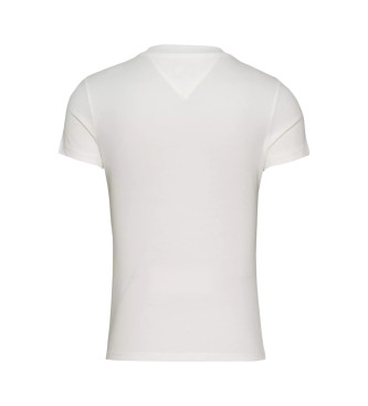 Tommy Jeans Slim Tonal Linear T-shirt hvid