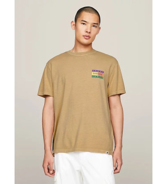 Tommy Jeans T-shirt Summer brązowy