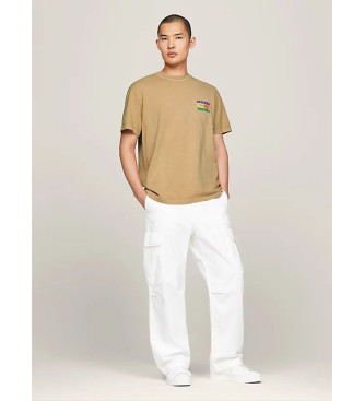Tommy Jeans T-shirt Sommer brun