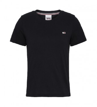 Tommy Jeans TJW T-shirt Jersey normal C Pescoço preto