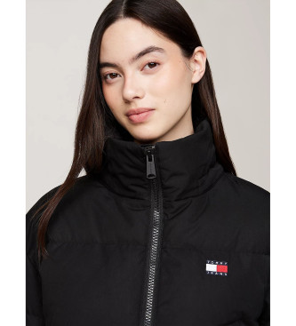 Tommy Jeans Alaska quilted jacket with black cropped cut