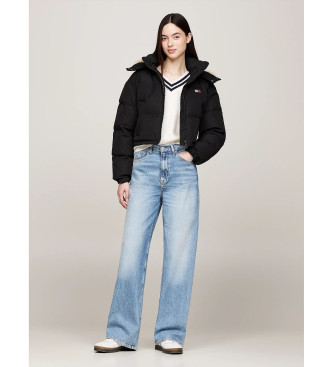 Tommy Jeans Alaska quilted jacket with black cropped cut