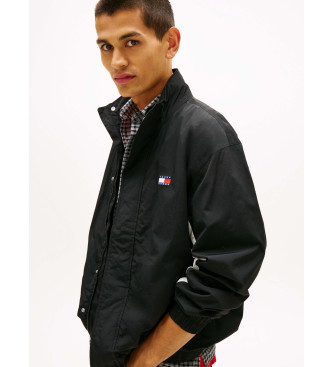 Tommy Jeans Veste d�perlante avec logo noir au dos