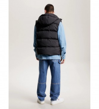 Tommy Jeans Essential Recycled Down Casual Vest Czarny