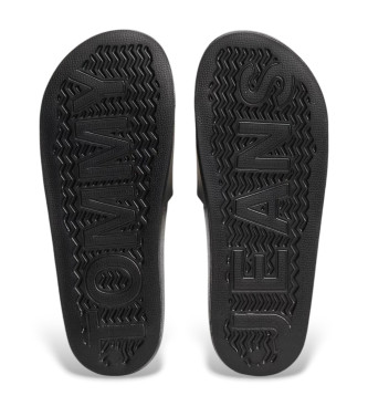 Tommy Jeans Black flip flops with logo