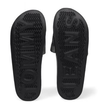 Tommy Jeans Flip Flops Pala Puff silber