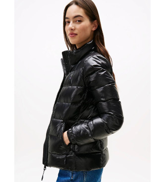 Tommy Jeans Glnzende Steppjacke mit schwarzen Daunen