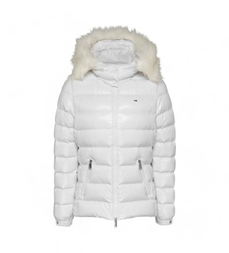 Tommy Jeans Veste matelasse avec garniture en duvet blanc