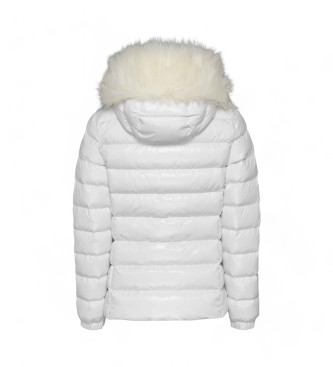 Tommy Jeans Veste matelasse avec garniture en duvet blanc