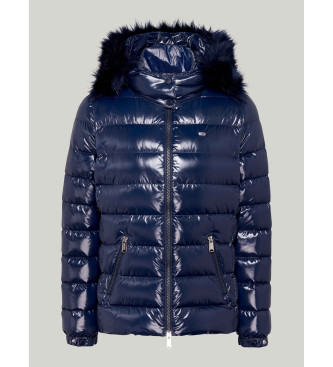 Tommy Jeans Giubbotto imbottito con imbottitura in piuma blu navy