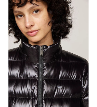 Tommy Jeans Chaqueta acolchada con relleno de plumn negro