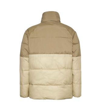 Tommy Jeans Brown Puff Quilted Jacket