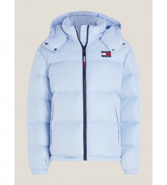 Tommy Jeans Alaska quilted hooded jacket blue