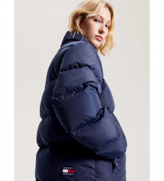 Tommy Jeans Alaska quilted jacket with navy hood