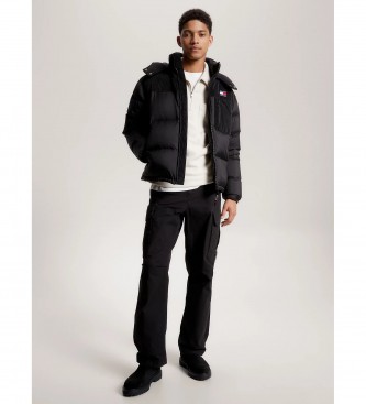 Tommy Jeans Chaqueta Alaska acolchada con cordn negro