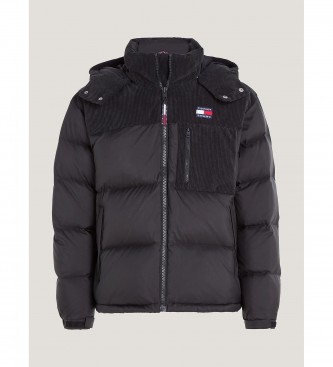 Tommy Jeans Chaqueta Alaska acolchada con cordn negro