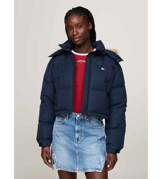 Tommy Jeans Steppjacke Alaska in Marineblau, tailliert geschnitten