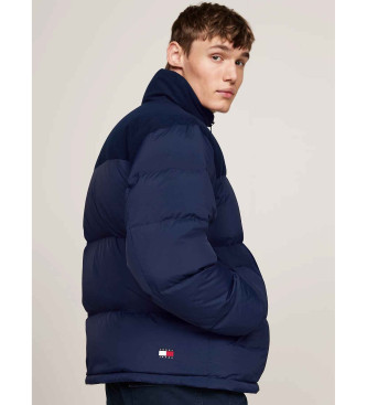 Tommy Jeans Alaska quilted corduroy navy jacket