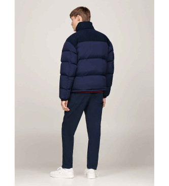 Tommy Jeans Alaska quilted corduroy navy jacket