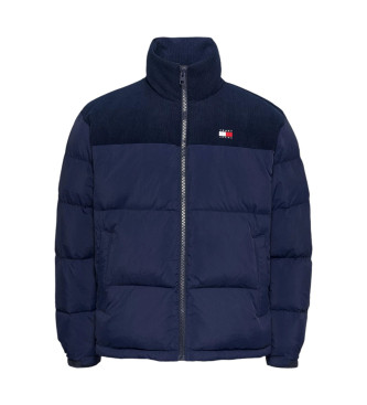 Tommy Jeans Alaska quilted corduroy navy jacket