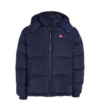 Tommy Jeans Alaska quiltet marinebl dunjakke