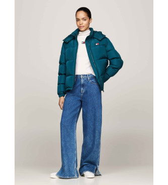 Tommy Jeans Alaska wasserabweisende Steppjacke blau