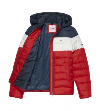 Tommy Jeans Jacket Colorblock red