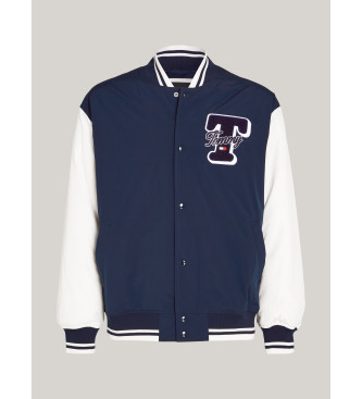 Tommy Jeans Colorblock Varsity Jacket navy