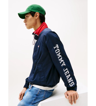 Tommy Jeans Giacca con design color block e logo marino