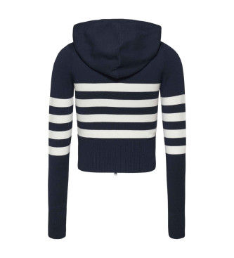 Tommy Jeans Sweatshirt de corte justo com capuz e emblema da marinha