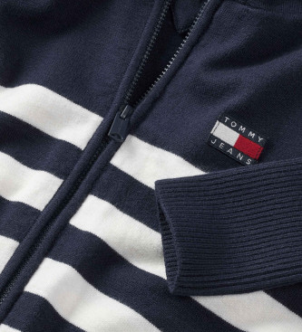 Tommy Jeans Slim fit sweatshirt with hood and navy patch