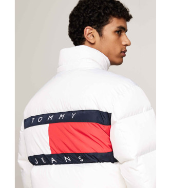 Tommy Jeans Veste Alaska matelasse avec cusson blanc