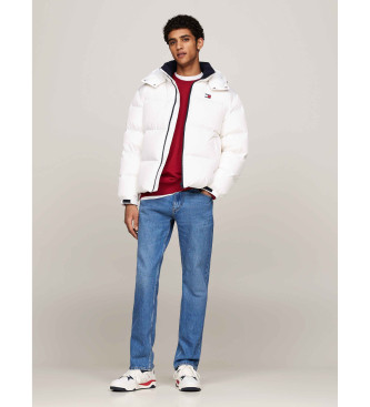 Tommy Jeans Chaqueta Alaska acolchada con parche blanco