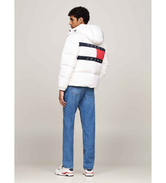 Tommy Jeans Veste Alaska matelasse avec cusson blanc