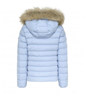 Tommy Jeans Essential Slim Fitted Jacket avec capuche bleue