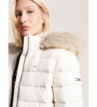Tommy Jeans Essential Fitted Kapuzenjacke wei