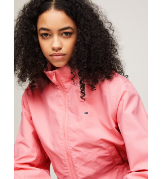 Tommy Jeans Essential Jacka rosa