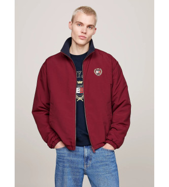 Tommy Jeans Reversible jacket with wide cut in maroon