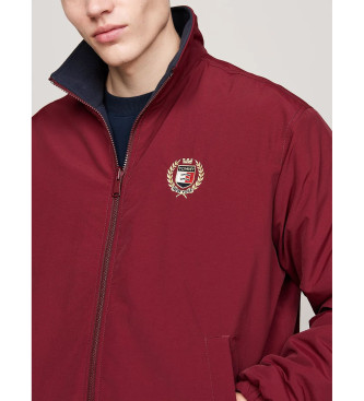 Tommy Jeans Reversible jacket with wide cut in maroon