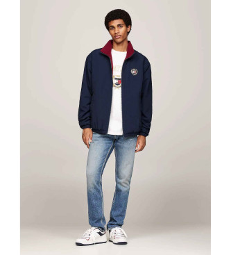 Tommy Jeans Casaco reversvel com corte largo em azul-marinho