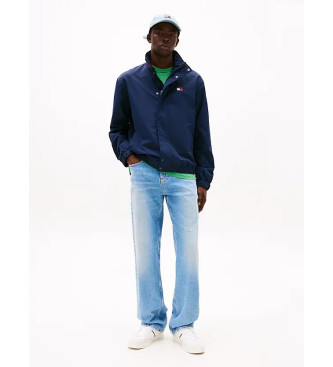 Tommy Jeans Giacca Signature con colletto color block blu navy