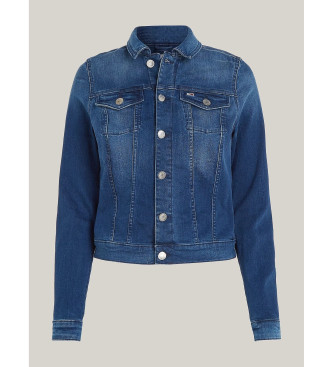 Tommy Jeans Blauw slim fit jack