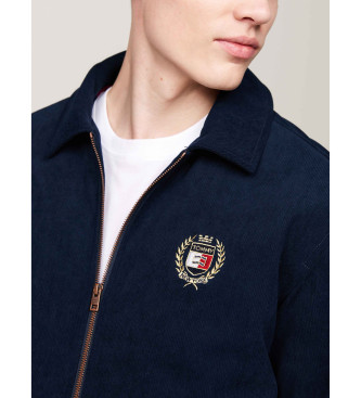 Tommy Jeans Weite marineblaue Cordjacke in Uniform